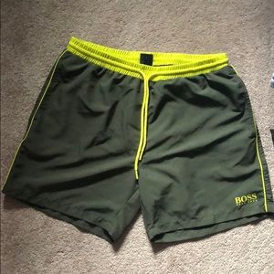 Hugo Boss Monochrome Swim Trunk Men Large